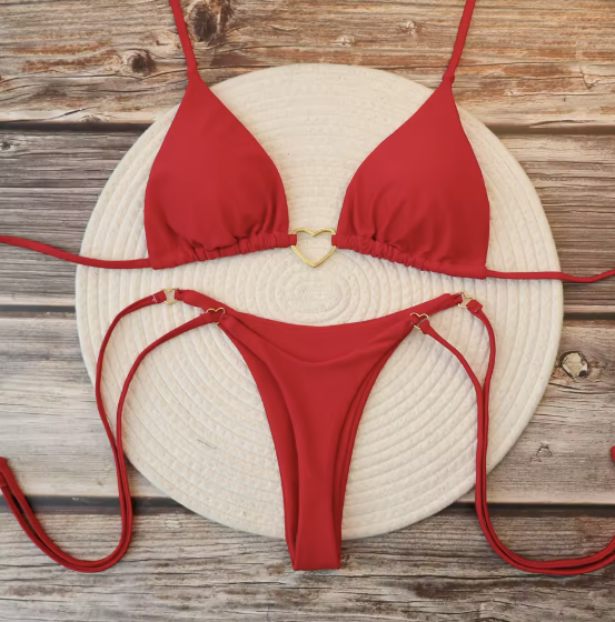 Pearl Heart Bikini Set