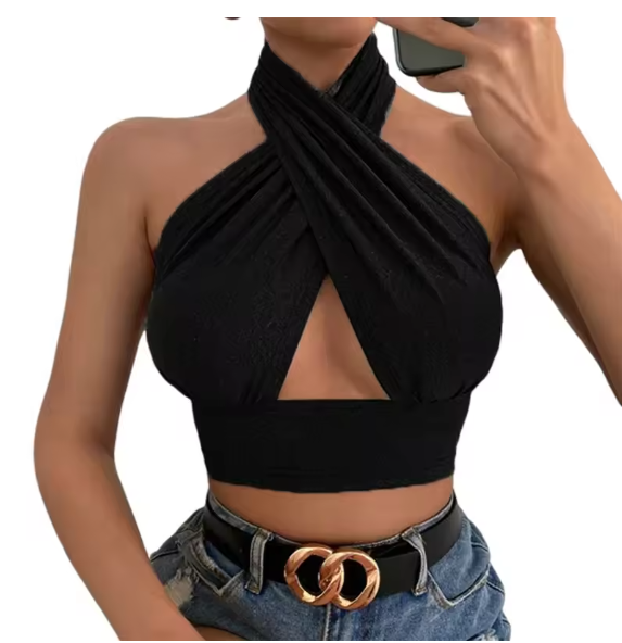 Aurora Ivory Halter Top