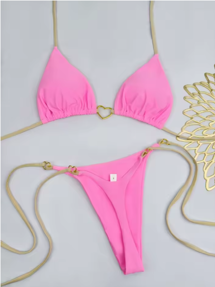 Pearl Heart Bikini Set