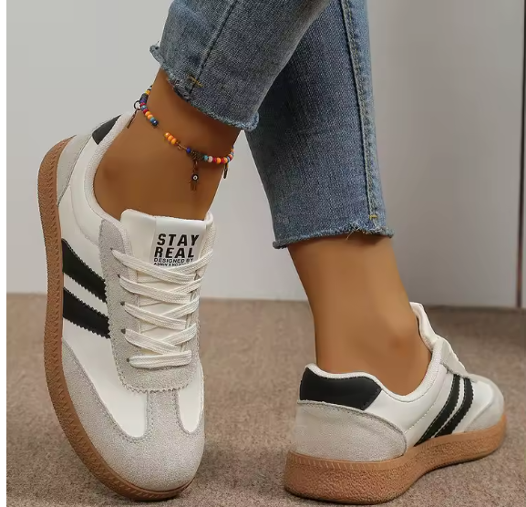 Sage Retro Sneakers – Casual Green Suede Street Shoes