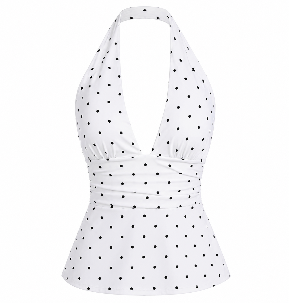 Vintage Polka Dot Halter Top