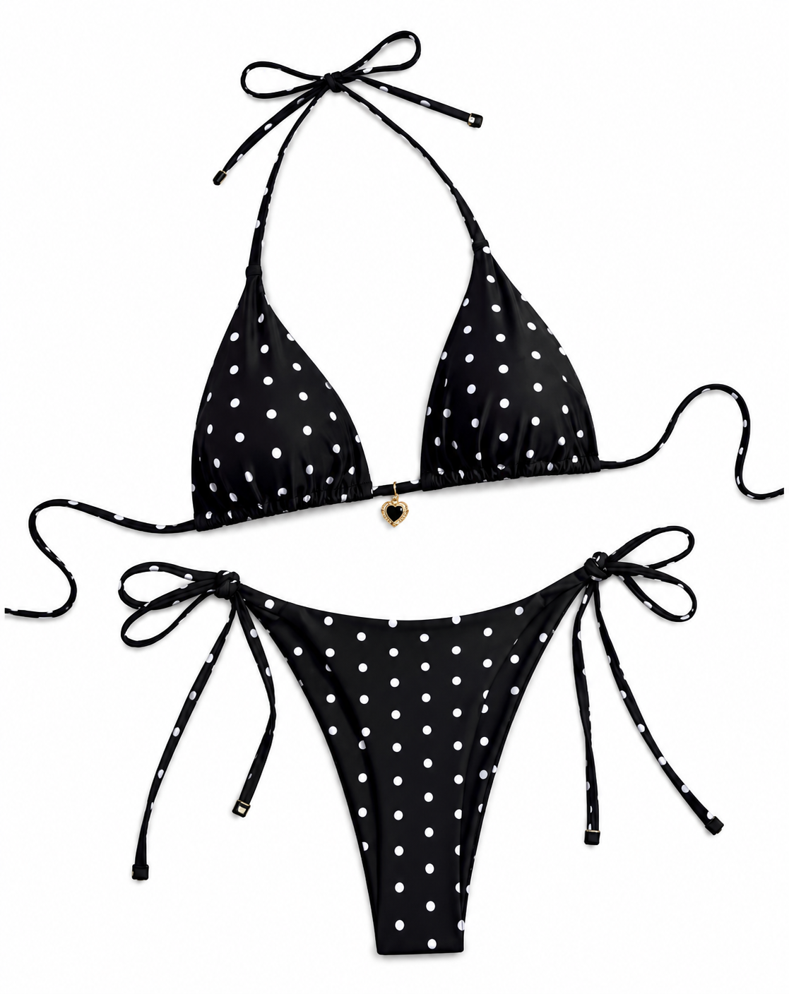 Midnight Polka Bikini
