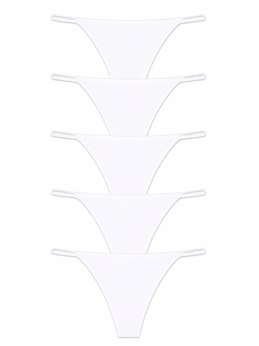 5-Piece Seamless Thong Set – Essential Everyday Minimal Underwear