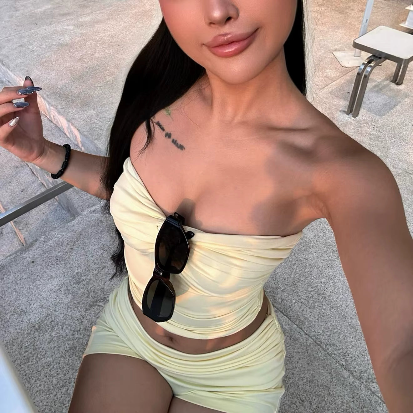 Vanilla Glow Lounge Set