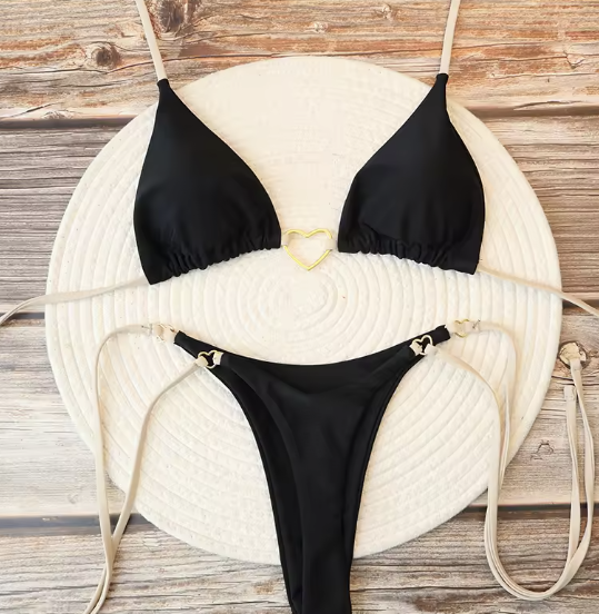 Pearl Heart Bikini Set