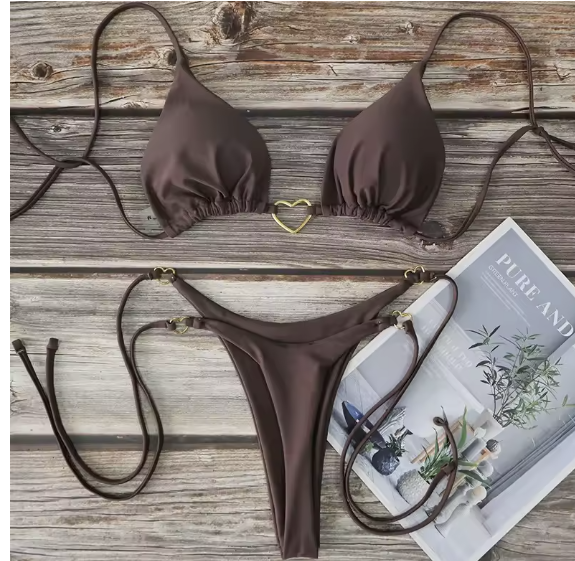 Pearl Heart Bikini Set