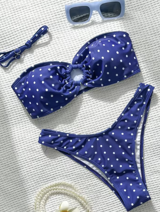 Lemon Dots Bikini Set