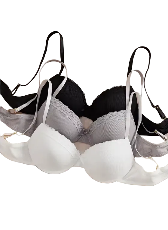 3-Piece Lace Bra Set – Everyday Comfort & Elegant Support