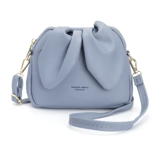 Rabbit Bag – Blush Bunny Charm Crossbody Bag