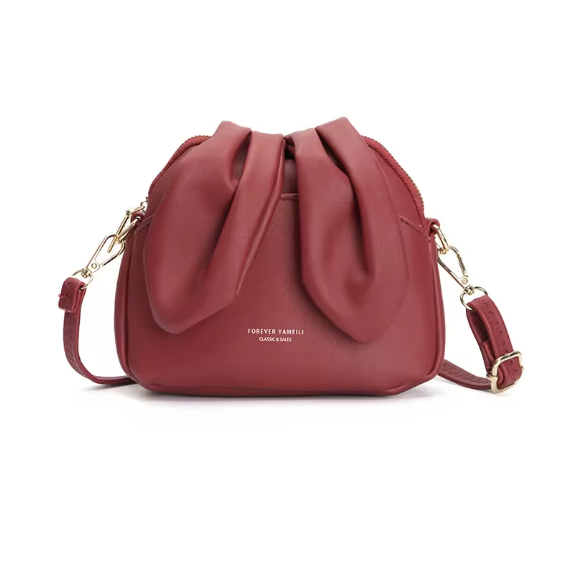 Rabbit Bag – Blush Bunny Charm Crossbody Bag