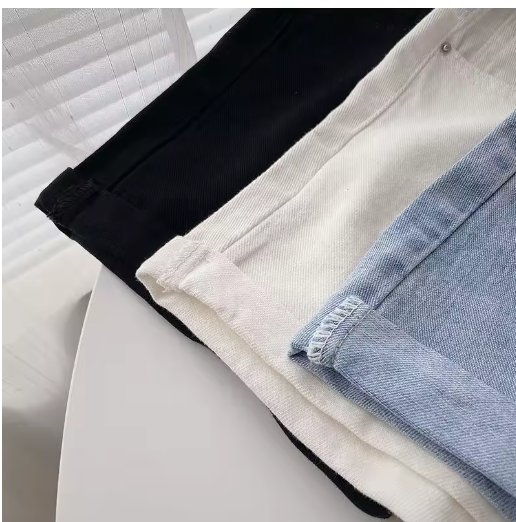 Urban Denim Shorts Set
