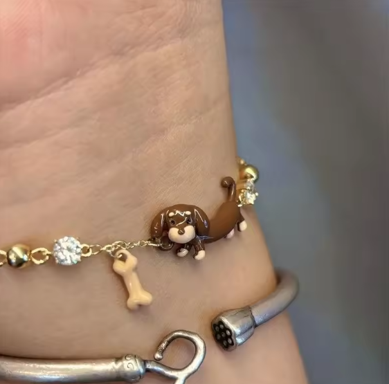 Puppy Charm Bracelet