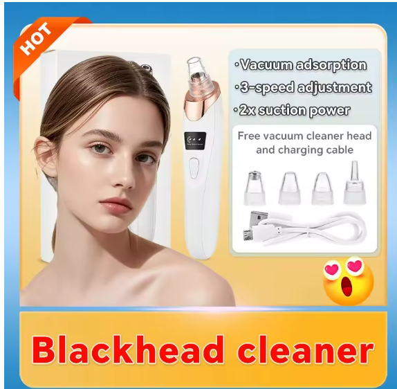 Premium Blackhead Remover Vacuum – Deep Pore Cleaner with 4 Suction Heads 2026