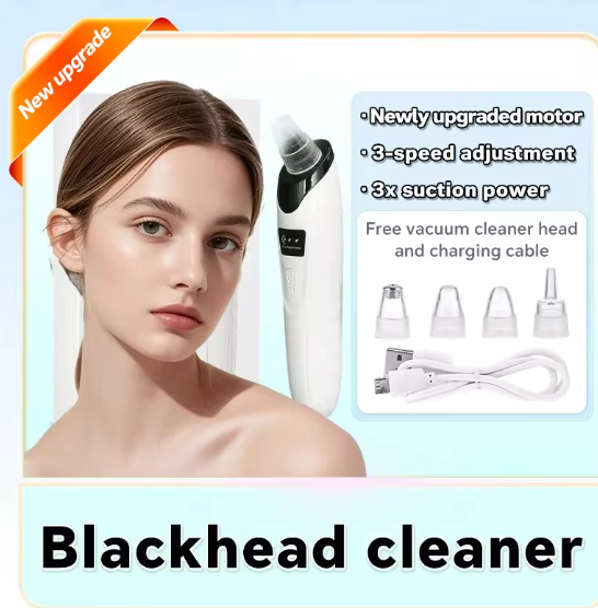 Premium Blackhead Remover Vacuum – Deep Pore Cleaner with 4 Suction Heads 2026