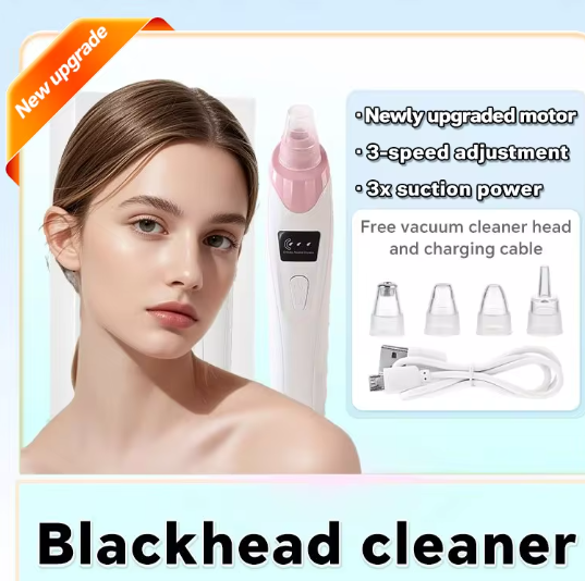 Premium Blackhead Remover Vacuum – Deep Pore Cleaner with 4 Suction Heads 2026