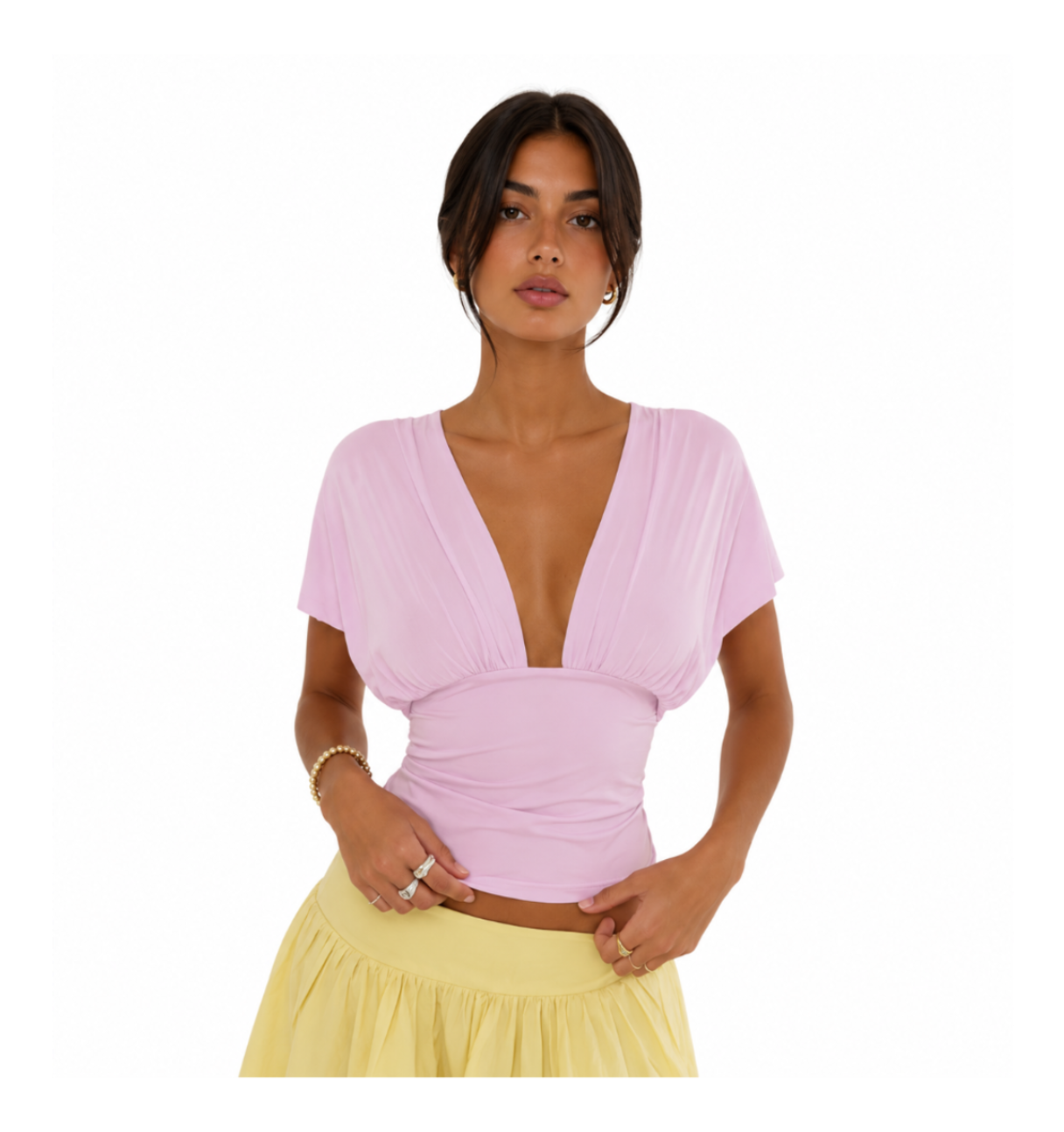 Lily Blush Draped Top