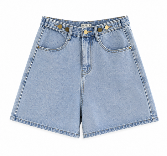 Vintage Light Denim Shorts