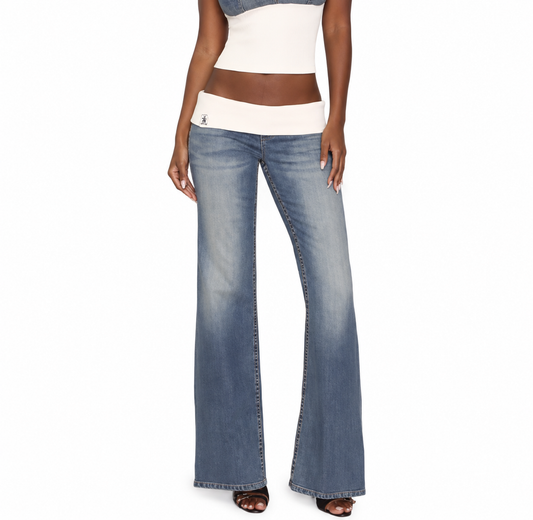 Retro Flare Denim Jeans