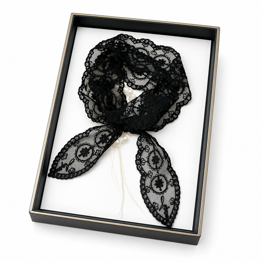 Midnight Lace Headband