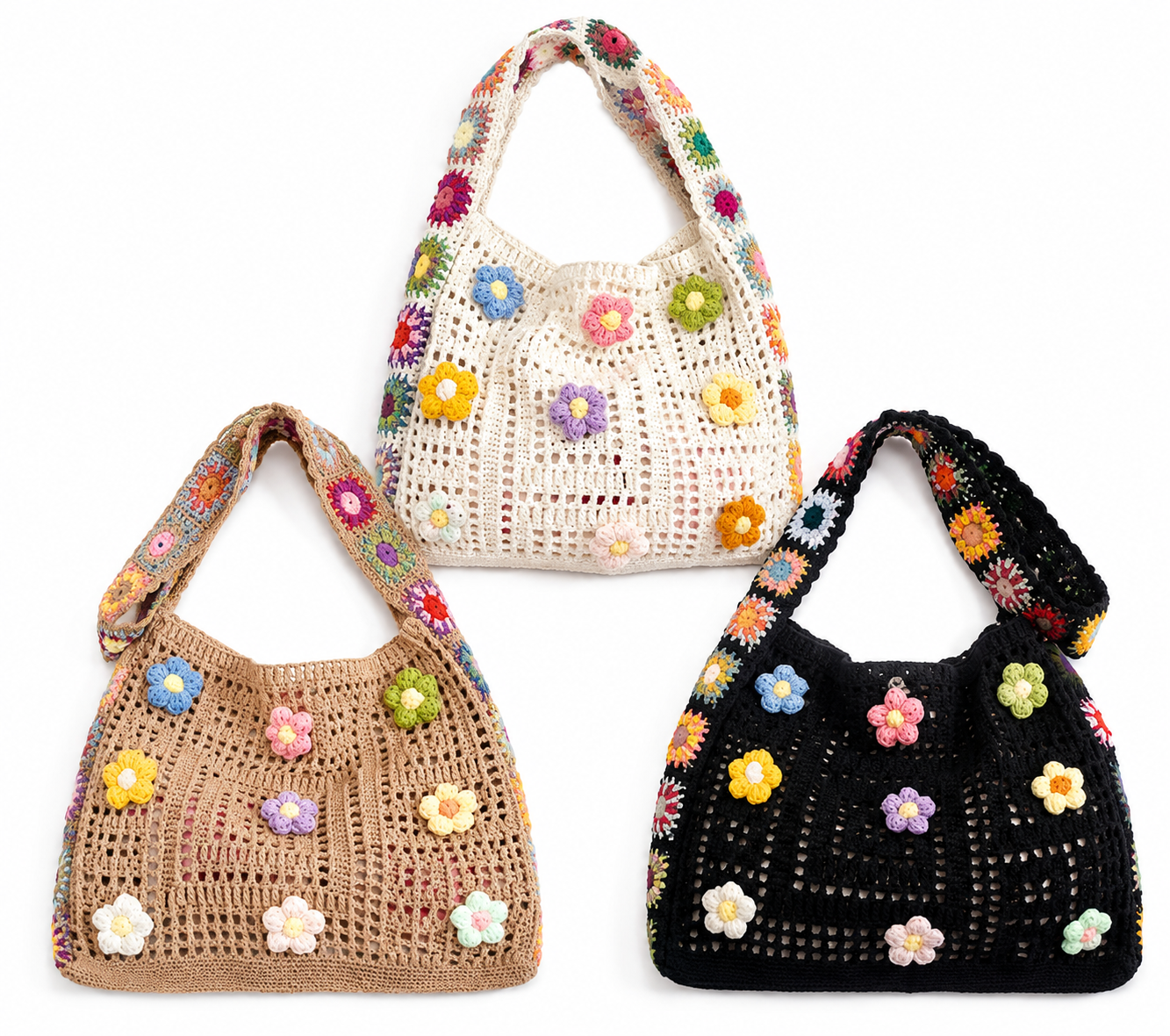 Bloom Crochet Beach Bag
