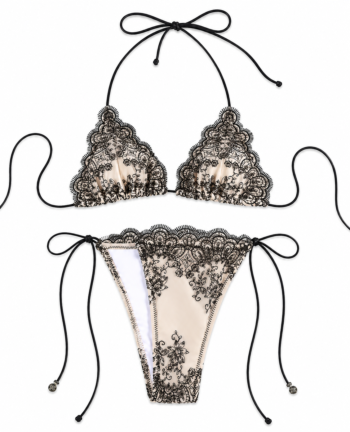 Velvet Lace Bikini Set