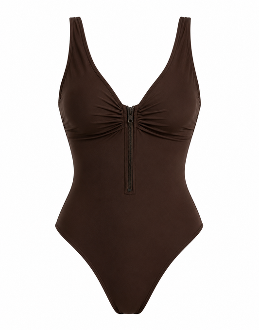 Mocha Sculpt One-Piece Swimsuit