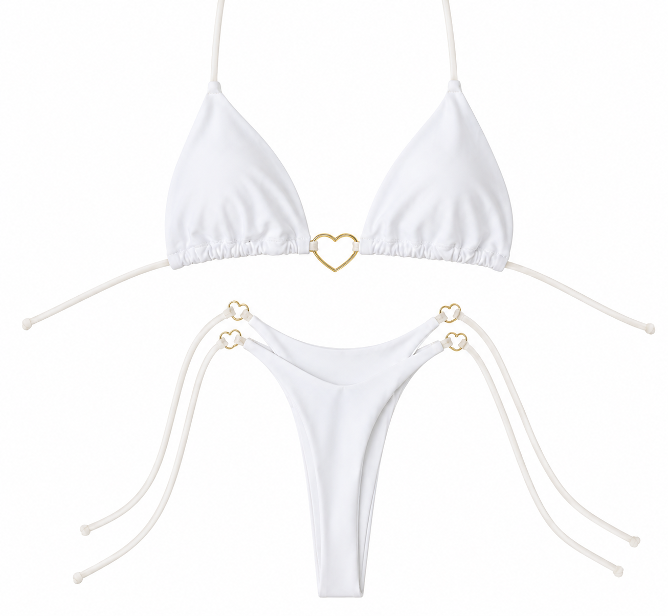 Pearl Heart Bikini Set