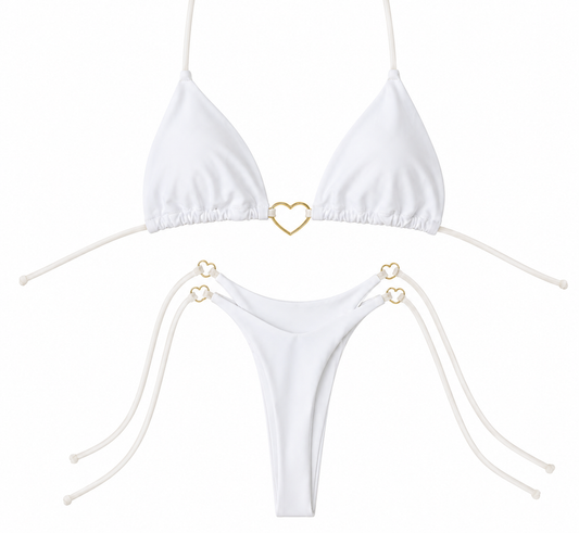 Pearl Heart Bikini Set