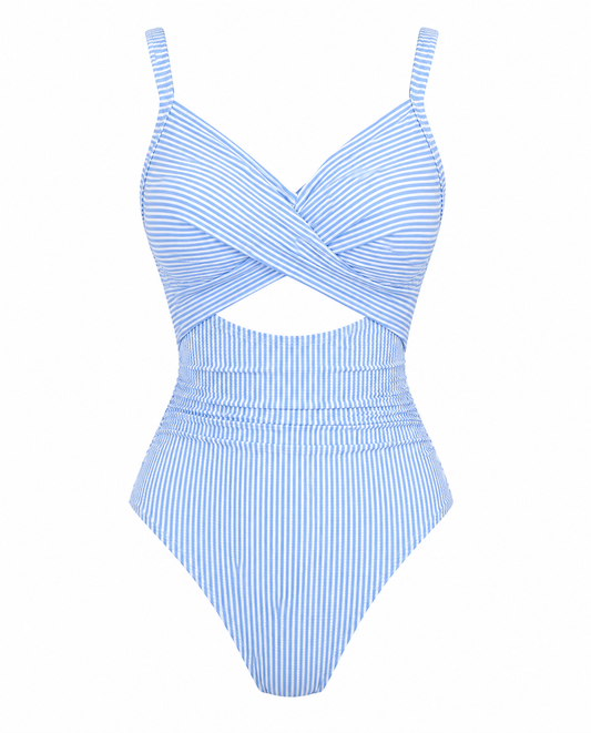 Azure Breeze One-Piece Swimsuit