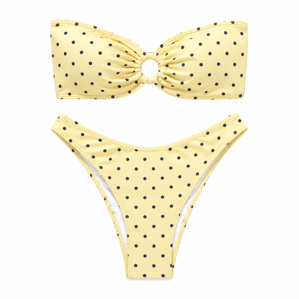 Lemon Dots Bikini Set