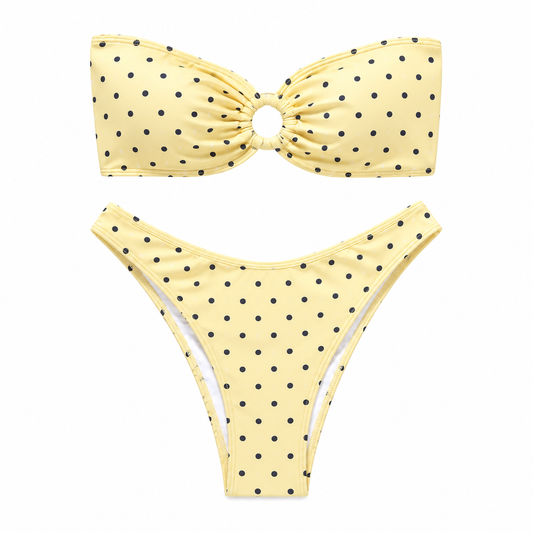 Lemon Dots Bikini Set