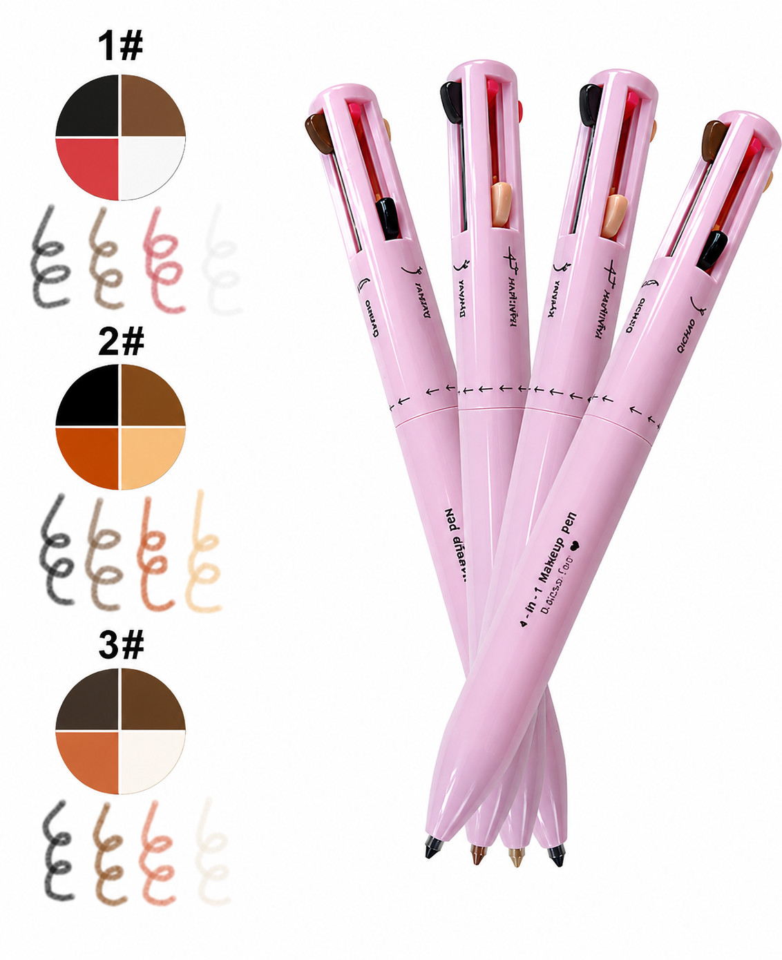4 in 1 Makeup Pen – All-in-One Beauty Essential