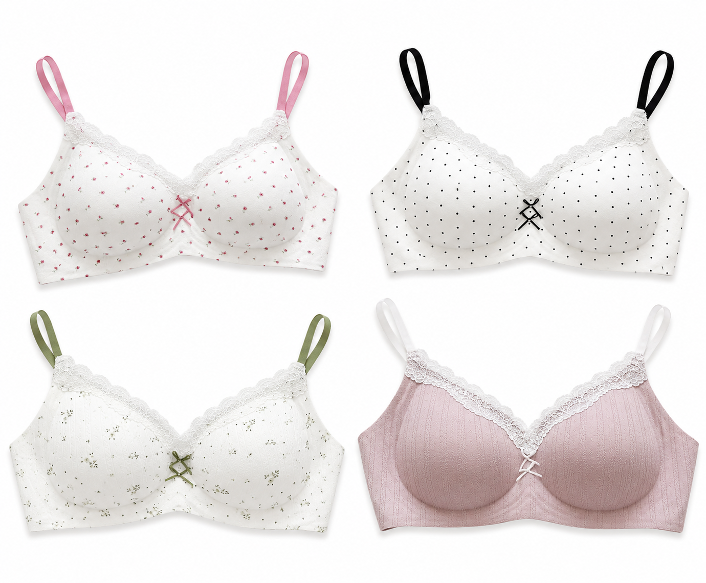 Soft Bloom Lace Bra – Elegant Everyday Comfort Bra