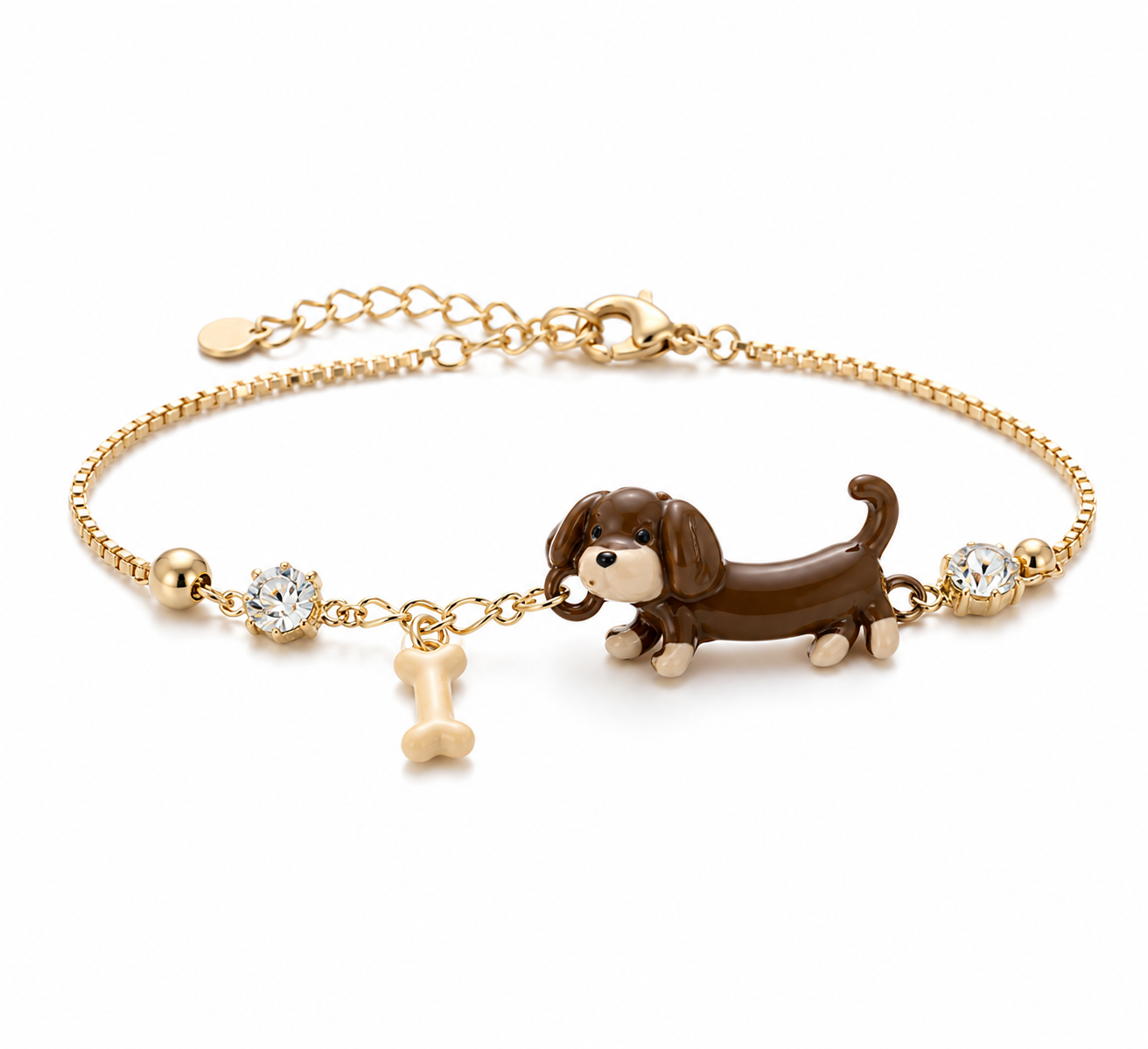 Puppy Charm Bracelet