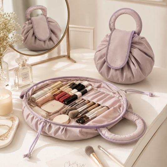 BlushBloom Travel Makeup Bag