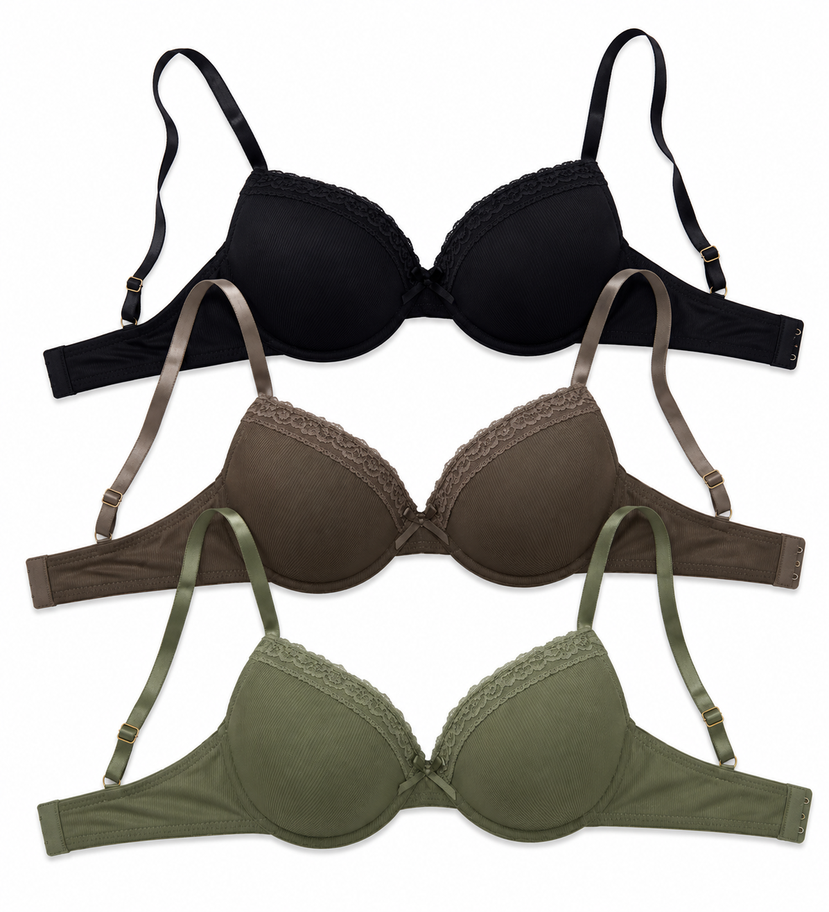 3-Piece Lace Bra Set – Everyday Comfort & Elegant Support